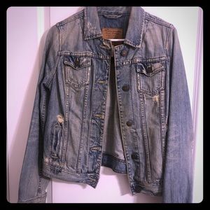 Distressed Jean Jacket!!